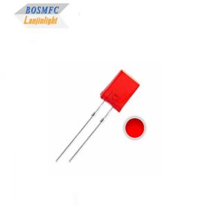 Quality 1.8V-2.4V LED Red Through Hole LED 2x5x7mm Indoor Lighting LED Diode wholesale