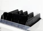 Plastic Auto Feed Merchandise 50mm 20mm Gravity Feed Cooler Shelving