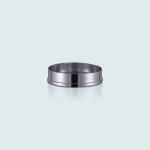 Hot Stamping Aluminum Cosmetic Parts Mini Size Airless Bottle Outside Base