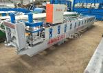 Automatic Roof Ridge Cap Tile Cold Roll Forming Machine / Glazed Aluminum Metal