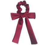 High quality Velvet knot streamer scrunchies