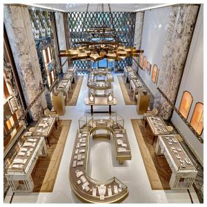 Quality Kiosk Customized Design Jewelry Showcase For Brand Jewelry Store Furniture wholesale