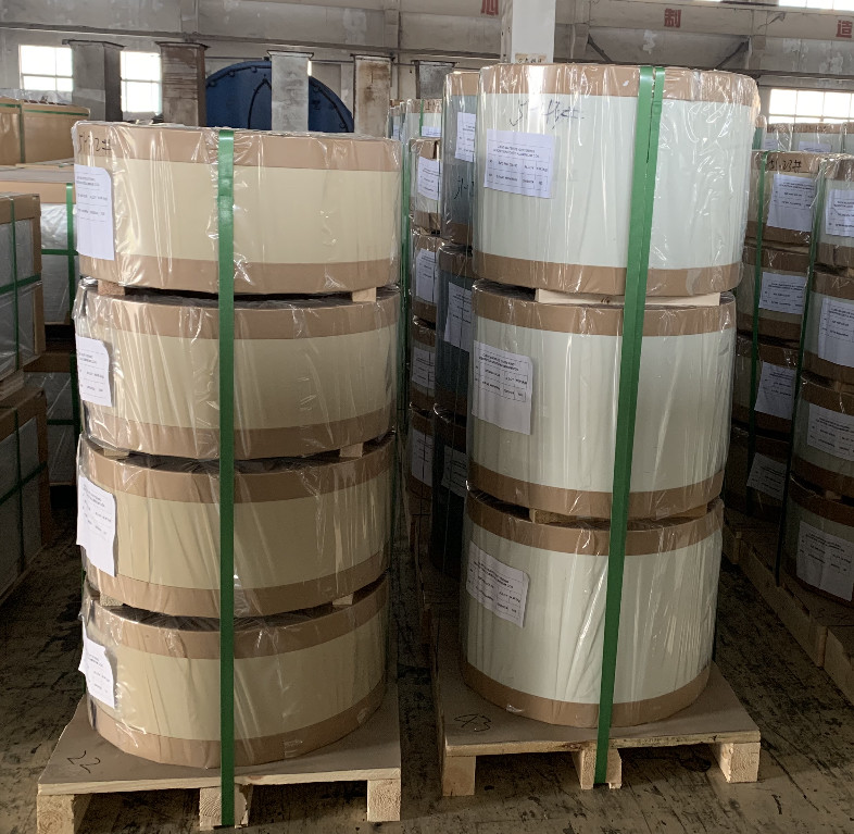 AA3105 H24 24" 610mm Width 0.019" 0.48mm Thickness PE Painted Aluminum Trim Coil Used For Roofing Decoration