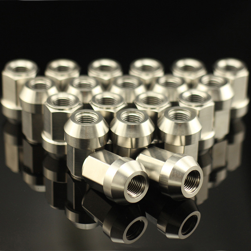 Titanium GR5 Open End Lug Nut M12x1.25 M12x1.5 M14x1.5 M14x1.25 With PVD Coating