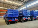 Sale 3 Axles Heavy Duty Tipper Dump Semi Trailer with 1840mm Tread and