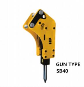 Quality APPLICABLE GUN TYPE ROCK EXCAVATOR HYDRAULIC BREAKER ALLOY STEEL SB 40 0.8-2.5 TON FOR EXCAVATOR DOOSAN, SANY wholesale