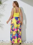Sexy 5XL Ladies Plus Size Beach Dresses Three Dimensional Cut Printing