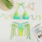 Women Split Sexy Two Piece Swimsuit Steel Plate Summer Hottest Bikini Swimsuits