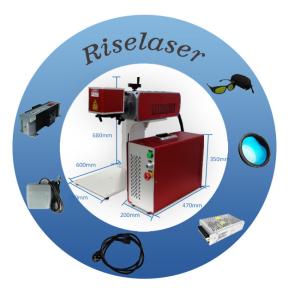 Quality 20W 30W 50W 70W Small Portable Fiber Laser Marking Machine Can Cola Desktop Engraving Machine wholesale