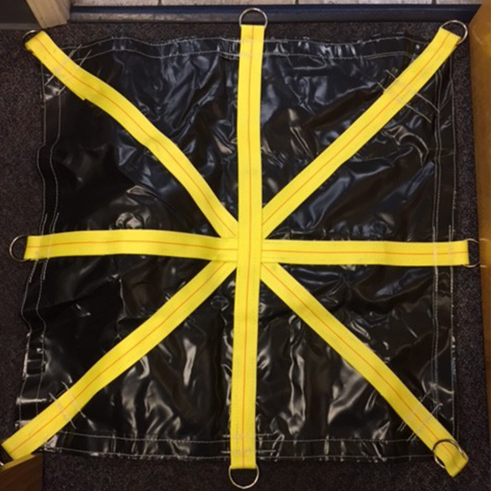 Anti Slip PVC Vinyl Tarp 6X6m PVC Snow Removal Tarpaulin Matte 18oz Tarp