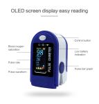 Smart Digital Fingertip Blood Pulse Oximeter Household 2x1.5V Batteries