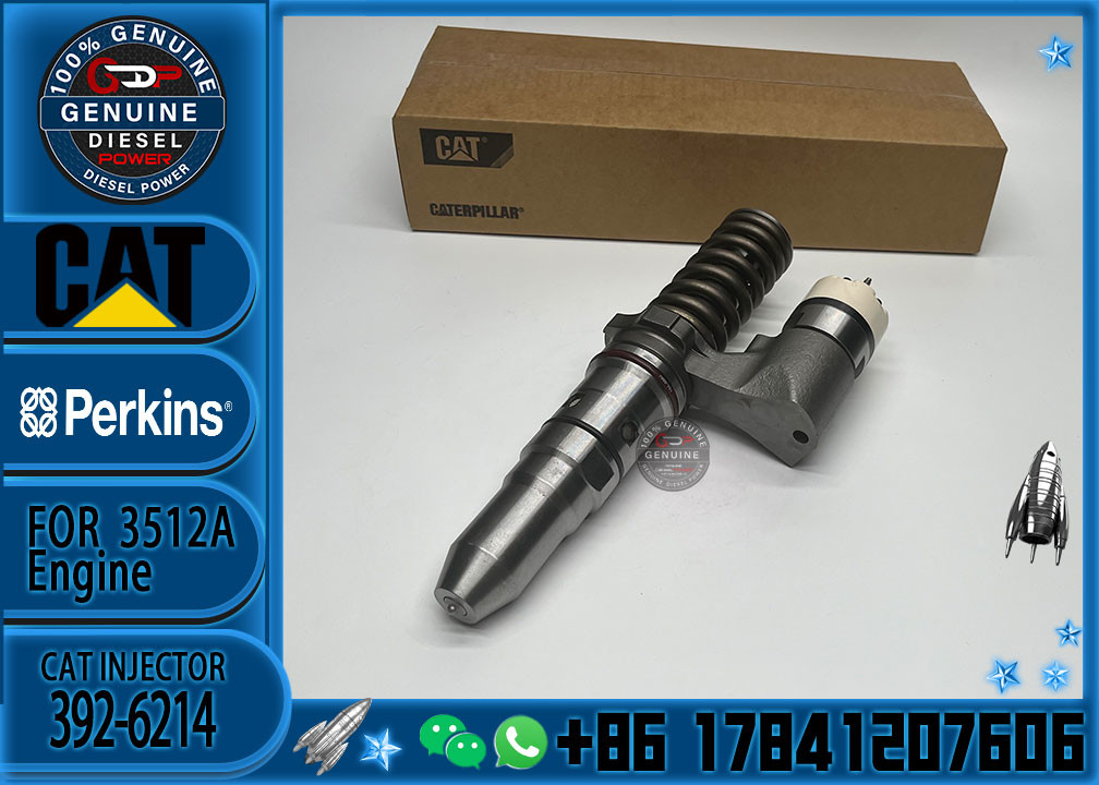 Common rail injector fuel injecto 392-6214 392-0215 250-1314 392-0216 for 3512B Excavator 3512C 3516B 3516C