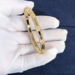 Fashion VCA Fine Jewelry 18k Yellow Gold Natural Diamond Jewelry Bracelet PerléE