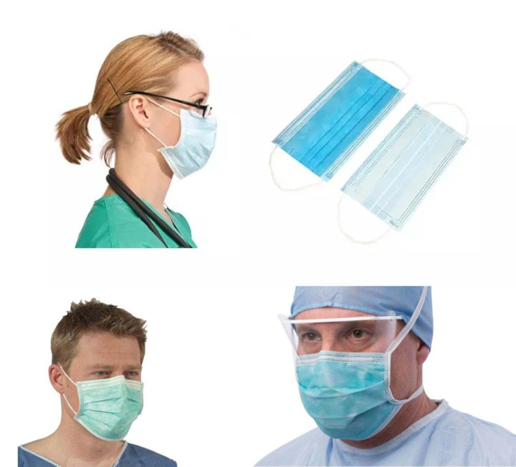 Skin Friendly 3 Ply Disposable Earloop Mask For Healthcare Center / Pharmacy