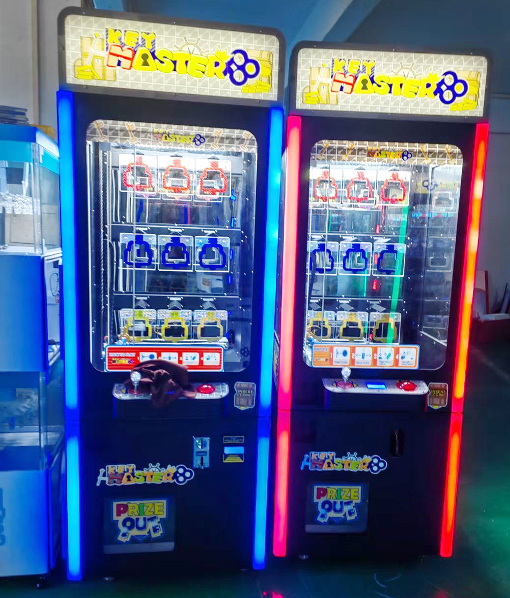 Golden Skill Crane Key Master Game Machine with Bill Acceptor Mini 9 Hole Shoes Vending