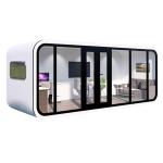 20/40 Ft Prefab Apple House Garden Living Container Home With Outdoor Glass