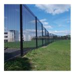 Metal Frame 3d Curved PVC Garden Fence for Modern Stylish Anti-Climbing