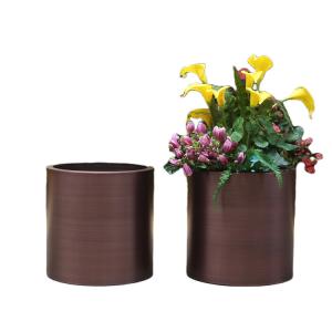 Quality High quality interior flower pot metal flower bowl planter wholesale