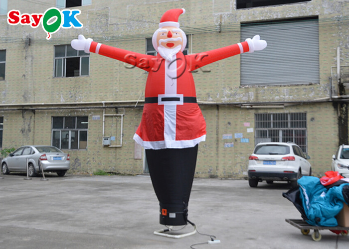 Inflatable Wacky Waving Tube Man Bauble Advertising 10m Inflatable Christmas Air Dancer