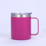 Insulated Travel Mug Tumbler Cup With Lid 12oz Double Wall Staineless Steel
