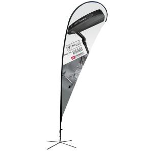 Quality Flying Feather Flag Banners Aluminum Flagpole Material Various Size wholesale