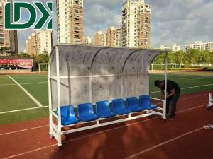 Quality Customized Football Subs Bench Shelter Area Bench For Stadium Substitute Bench Football wholesale