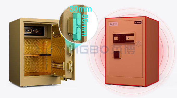 Patented Bolts Luxury Safe Box Fingerprint Lock YB/RS-60