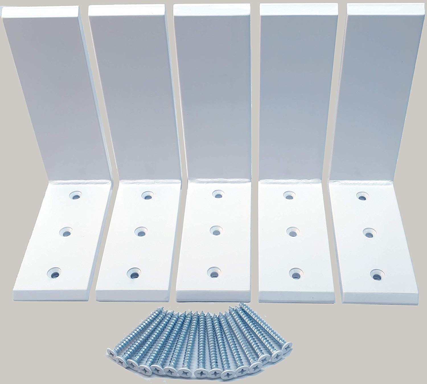 Supporting Fixed Metal U Shaped Wall Shelf Brackets for Wood 0.1mm Tolerance