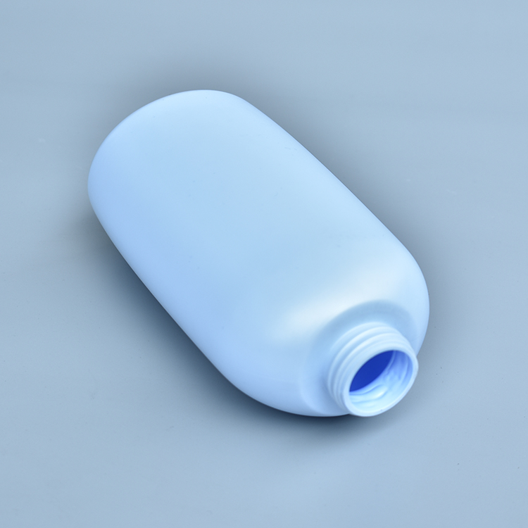 Skincare Lotion Baby Shower Gel 500ml Plastic Pump Bottles Blue HDPE