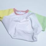 Organic Cotton Unisex Child Street Wear Color Block Biker Short Set
