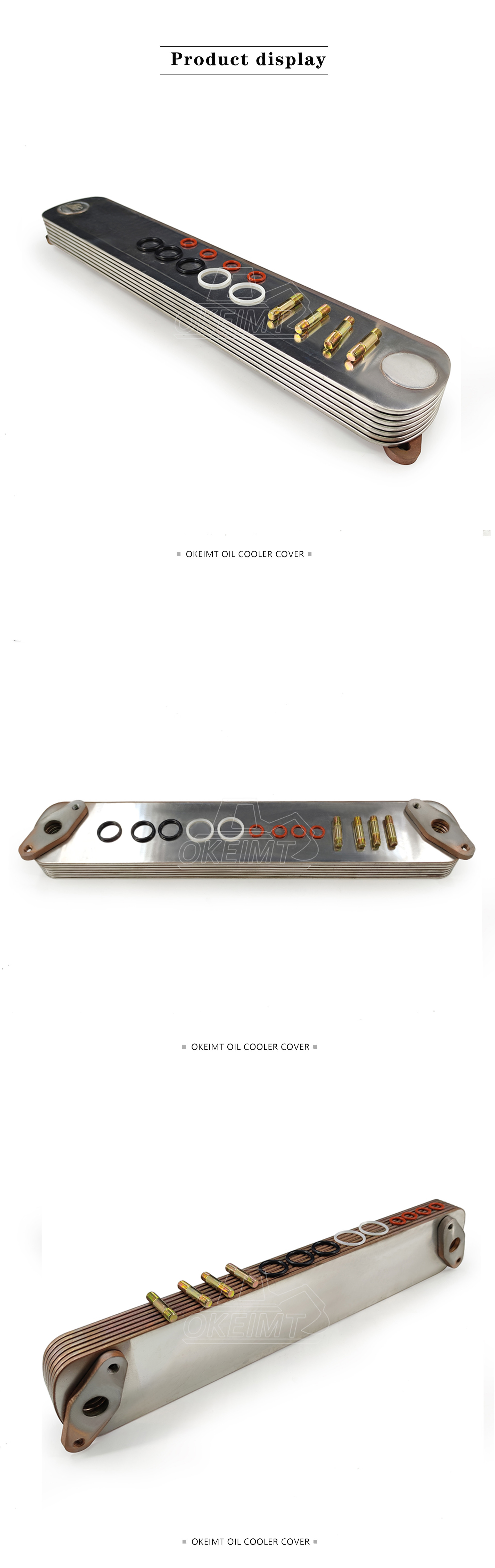 ME153172 Engine Oil Cooler Core For Kobelco SK480LC-6E SK450-6 6D24 6D22 Excavator Parts