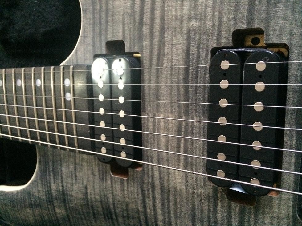 High quality 7 strings electric guitar flamed maple floyd rose bridge custom guitar with free shipping