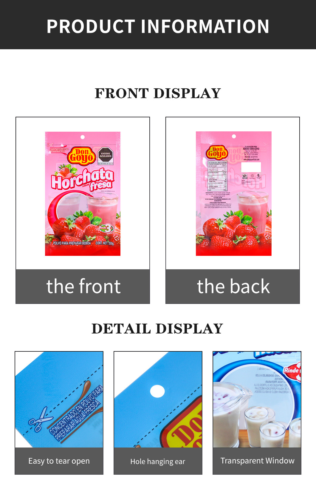 10 Colors Gravure Printing Jelly Bean Roll Film Food Packaging Bag Jelly Bean Packing Bag