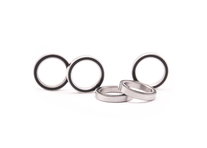 Deep Groove 67 Series Ball Bearing 6704 2RS With Seal NBR / SPCC Thin Wall Bearing