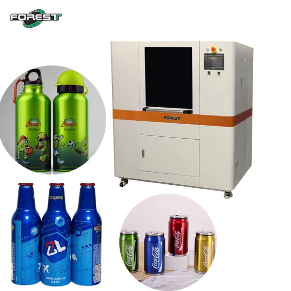 Ricoh G5i Printhead Rotary Cylindrical UV Printer For Stainless Steel Thermos
