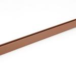 Extrusion PVC Flat Bar Black Solid Liner Plastic Strip Profile