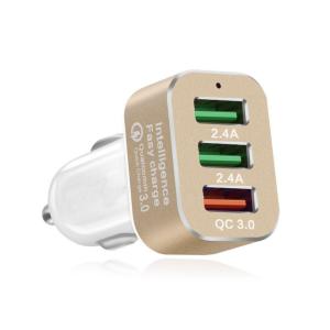Quality Quick Charger 3.0 42W USB 3 Ports Cell Phone Car Charger wholesale