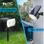 48LEDs 108 LEDs Solar Powered Landscape Lights 4 Light Modes