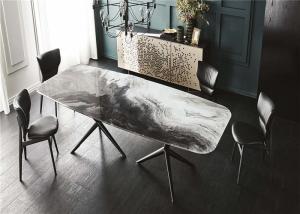 Quality Dining Room Custom Made Furniture Marble Top Dining Table Square Shaped Design wholesale