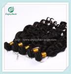 Malaysian 5A virgin hair loose wave weft natural color(can be dye) 10''-26''hair