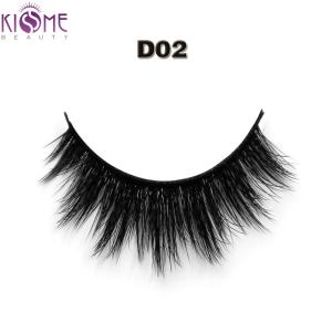 Quality Luxury Volume 3D Synthetic False Eyelashes Easy Wear For Party Makeup wholesale