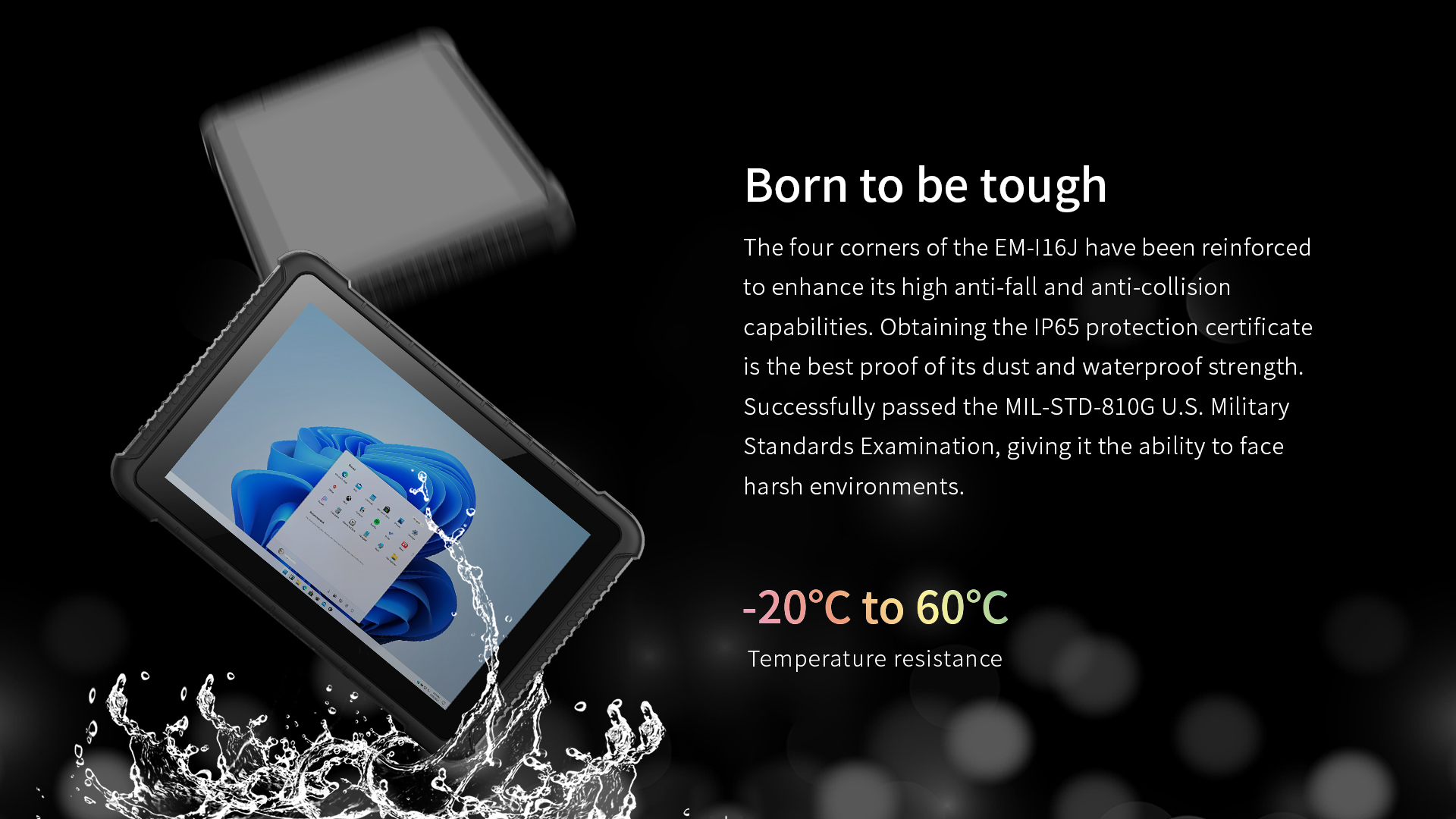10.1" Rugged Tablet PC with Ethernet Port and Charging Rack 128GB Memory Capacity