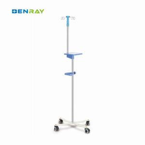 Quality Factory Cheap 5 Casters Stainless Steel Mobile Drip Stand wholesale