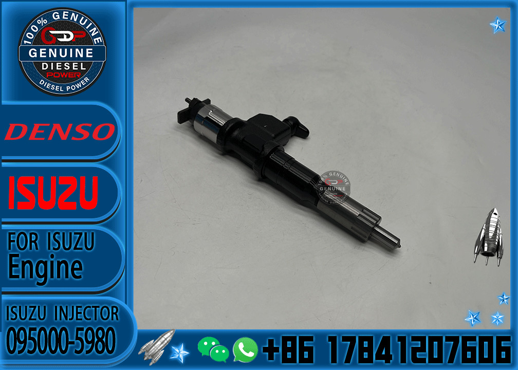 Common Rail Injector Diesel Fuel Injector 095000-5980 095000-5516 095000-5517 095000-5513 for KOMATSU