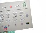 Moisture Proof LED Membrane Switch Embossed Tactile Keypad For Medical