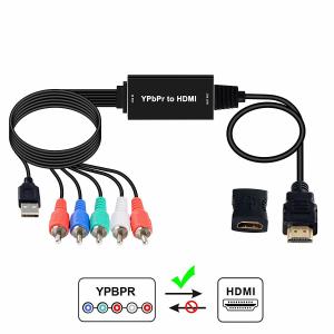 Quality 1080P 60Hz Audio Video Converter Component RCA RGB YPbPr To HDMI wholesale