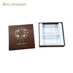Gift Packing Industrial Custom Logo Design Hot Stamping Square Cosmetic Paper