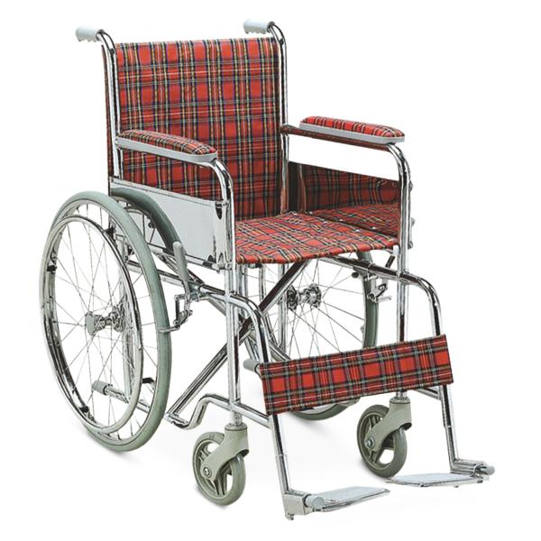 Seat width 35cm for kids and children small steel manual wheelchair for sale