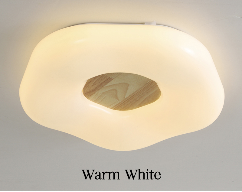 Modern Ceiling Lamp LED 24W 36W Flower Shape Ceiling Lights For Bedroom Living Dining Room wooden ceiling lamp(WH-WA-56)