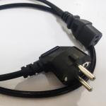 Europe Standard Power Cable 3ft/6ft/12ft Length SPT-2 18AWG x 2C EU Plug to IEC